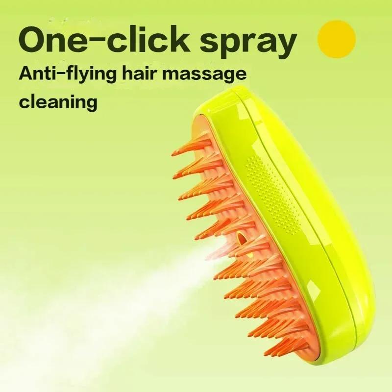 Electric one button hair removing comb cat dog